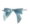 Large LT BLUE Bow on Twistie (Qty 25)